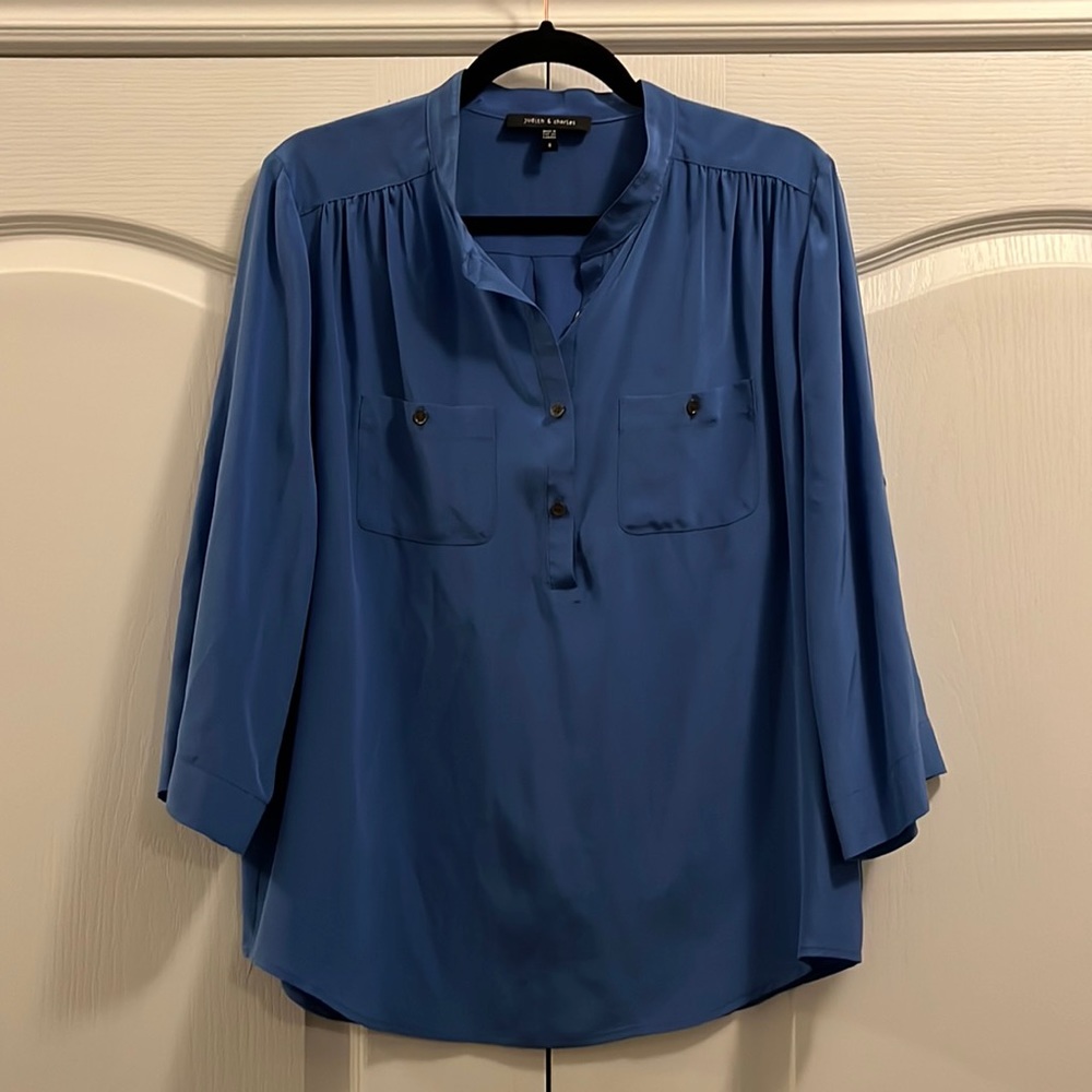 EUC Judith & Charles silk blouse